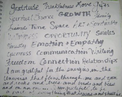 gratitude ghost writing